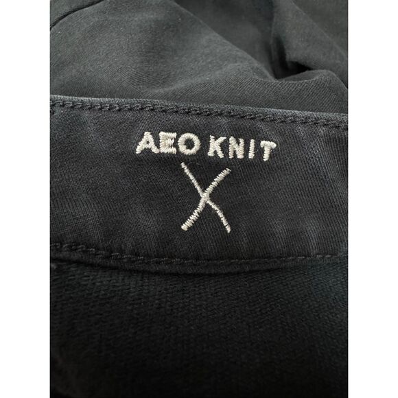 American Eagle Black Super Stretch AEO Knit Jegging Size 14 Short - Picture 8 of 10